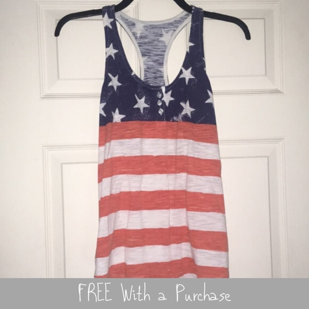 American Flag Tank Top